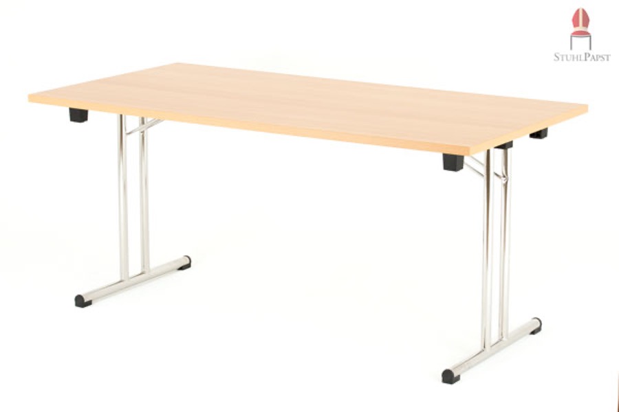 Ein hochwertiger Holzklapptisch von Stuhlpapst, der natürliche Holzoptik mit einer praktischen Klappfunktion für den flexiblen Einsatz vereint.